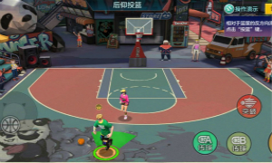 热血街篮牛角战术攻略