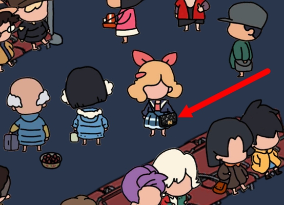 梦境侦探候车大厅包包位置介绍