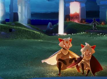 光遇坐在一个板凳看不见消息