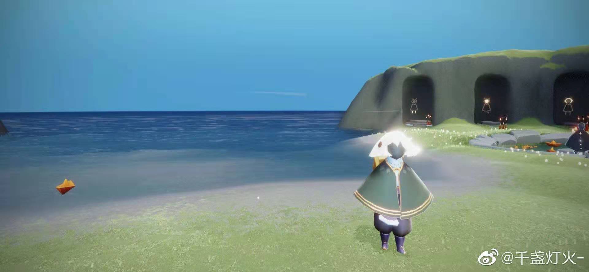 光遇墨绿斗篷外观展示一览