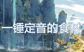 一锤定音的食材