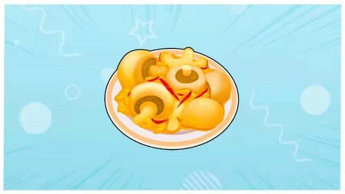 摩尔庄园手游毛毛菇炒蛋菜谱