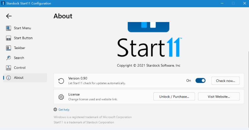 Stardock Start11 1.47 instaling