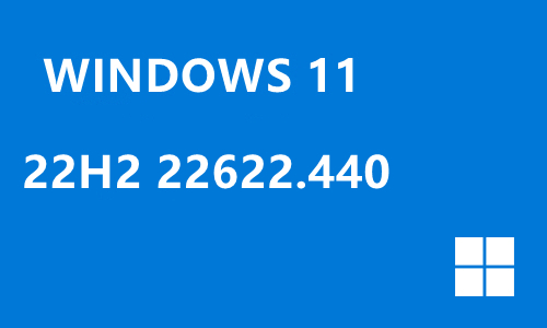 win11 22H2 22622.440
