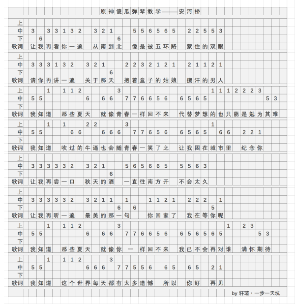 原神曲谱手机_原神胡桃手机壁纸