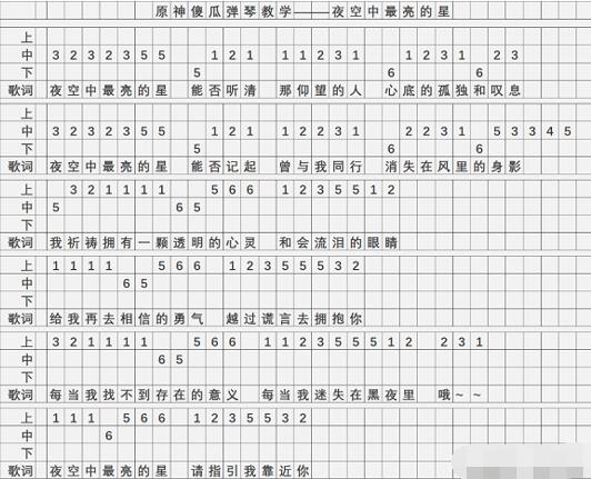 原神jojo琴谱手机版图片